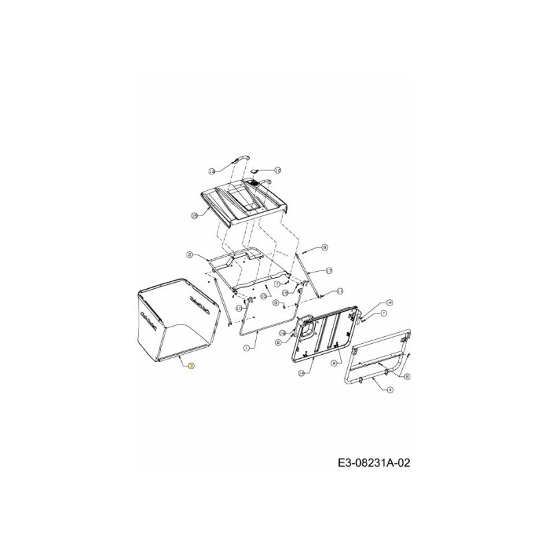 SAC À HERBE ASM:30":CR12:CUB 664-05023 ORIGINAL MTD