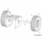 RUEDA: COMPLETA: 15x5x6 X-TRAC IZQUIERDA 634-04147ACB ORIGINAL MTD