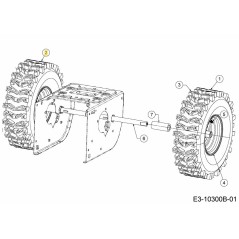 WHL:COMP:15x5x6 X-TRAC RH 634-04148ACB ORIGINAL MTD | Newgardenstore.eu