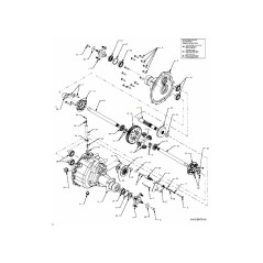 Arbre de sortie 9 dents 711-1385A Original MTD
