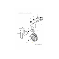 VOLANT MOTEUR KM-007952 ORIGINAL MTD | Newgardenstore.eu
