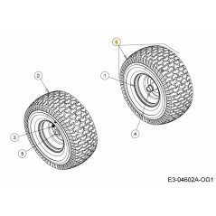 WHL ASM:CPL:15x6.0x6.0:SQ SHL 634-04406-G ORIGINAL MTD | Newgardenstore.eu