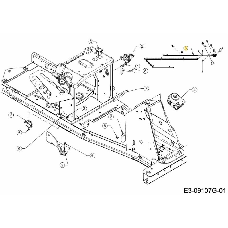 WIRE HARNESS 725-17171 ORIGINAL MTD
