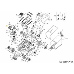 ENGINE 230V 1450W 624-05035 ORIGINAL MTD