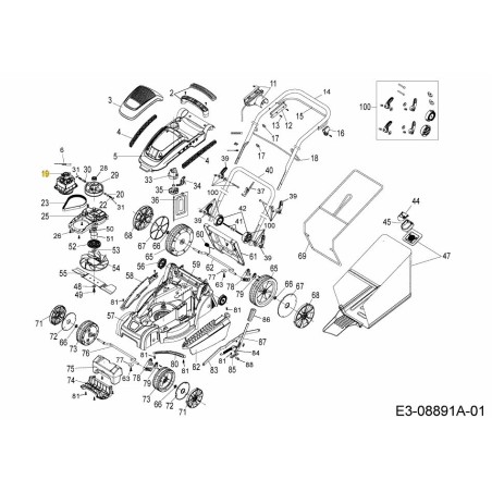 ENGINE 230V 1450W 624-05035 ORIGINAL MTD | Newgardenstore.eu