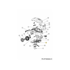PLATEAU DE COUPE DE TONDEUSE RT 622-00745 ORIGINAL MTD | Newgardenstore.eu