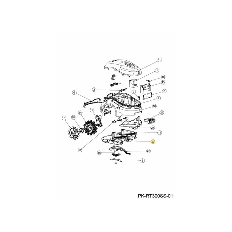 MOWER DECK ASSY RT 622-00745 ORIGINAL MTD