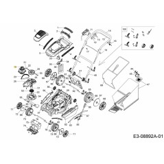 MOTOR 230V 1650W 624-05032 ORIGINAL MTD | Newgardenstore.eu