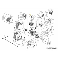 BLOQUE CORTO 753-06828 ORIGINAL MTD | Newgardenstore.eu
