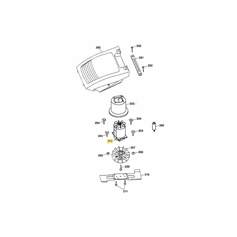 Elektromotor 1400W Wechselstrom 1141082 Original MTD