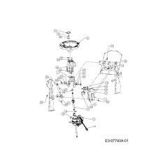 BARRA DE DIRECCIÓN 617-04096A ORIGINAL MTD | Newgardenstore.eu