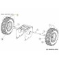 RUEDA: COMPLETA: 16x4.8x8 DERECHA X-TRAC 634-04146717 ORIGINAL MTD