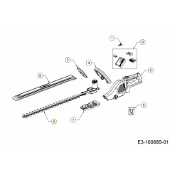 BLADE COMPLETE HEDGE TRIMMER 753-10562 ORIGINAL MTD | Newgardenstore.eu