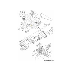 PIPE EXHAUST 751-10756 ORIGINAL MTD