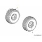 RUOTA COMPLETA 15X6-6 634-05214 ORIGINALE MTD