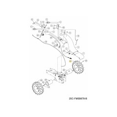 WHEEL CPL. LEFT 092.61.471 ORIGINAL MTD | Newgardenstore.eu