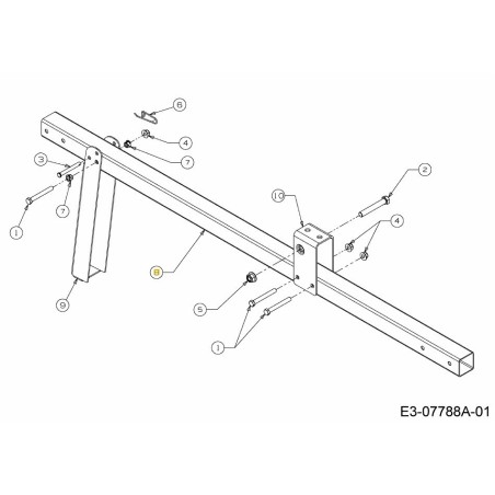 TUBO-LINGUA 781-04424638 ORIGINALE MTD | Newgardenstore.eu