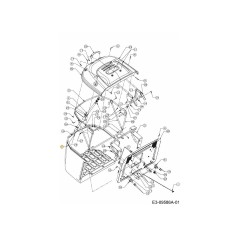 SACCO PER ERBA ASM 250L 664-05077 ORIGINALE MTD