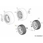 WHL:C0MPL:16X6.5X8:SQ SH PLST 634-05180-CB ORIGINAL MTD