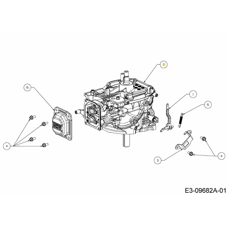 Kurzblock 651-05410 Original MTD