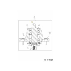 ADAPTADOR DE CUCHILLA 711-08461 ORIGINAL MTD