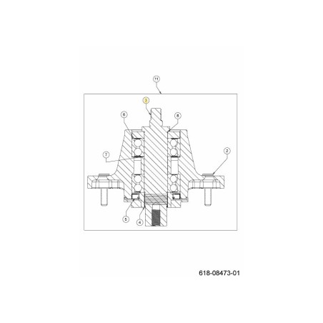 ADAPTADOR DE CUCHILLA 711-08461 ORIGINAL MTD | Newgardenstore.eu