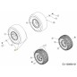 RUEDA: COMPLETA: 18X8.5X8: CÉSPED SVR 634-05302-CB ORIGINAL MTD