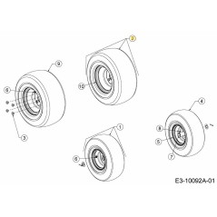 WHL COMPL 18X8.5X8 MT 634-05342-CB ORIGINALE MTD | Newgardenstore.eu