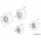 WHL COMPL 18X8.5X8 MT 634-05342-CB ORIGINALE MTD