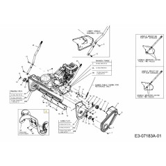 AUGER COMPL. 21" 684-04393 ORIGINAL MTD | Newgardenstore.eu