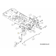 AXLE:PIVOT:BAR:CAST 719-04350 ORIGINAL MTD
