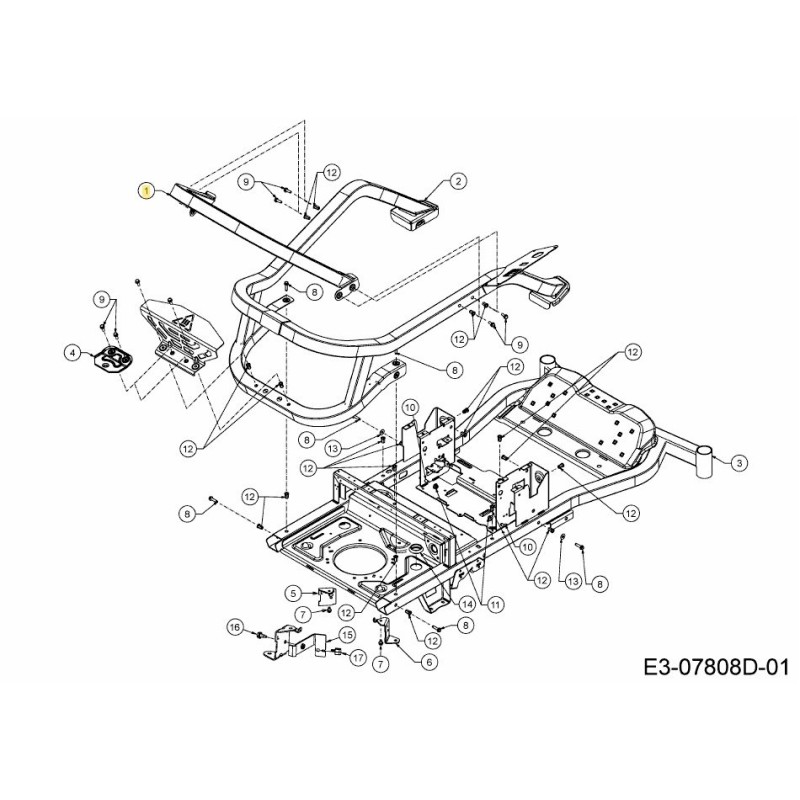 Sangle d'attache 603-05519-CY Original MTD