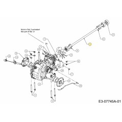 TRASMISSIONE ASM CON ALBERO 618-04993 ORIGINALE MTD | Newgardenstore.eu