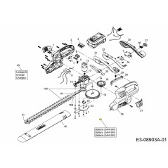 Batterie lithium-ion ABP 36-05 196120650-ET d'origine MTD | Newgardenstore.eu