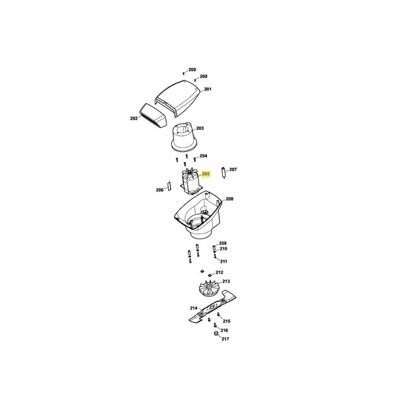MOTORE DA 1700 W 1142081 ORIGINALE MTD