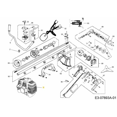 ENGINE CC733 CPL. 092.63.034 ORIGINAL MTD | Newgardenstore.eu