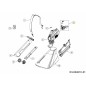KIT MOTORE SOFFIATORE/ASPIRATORE 40V 753-10670 ORIGINALE MTD