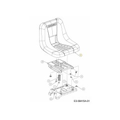 SEAT MEDIUM BACK 757-05064 ORIGINAL MTD | Newgardenstore.eu