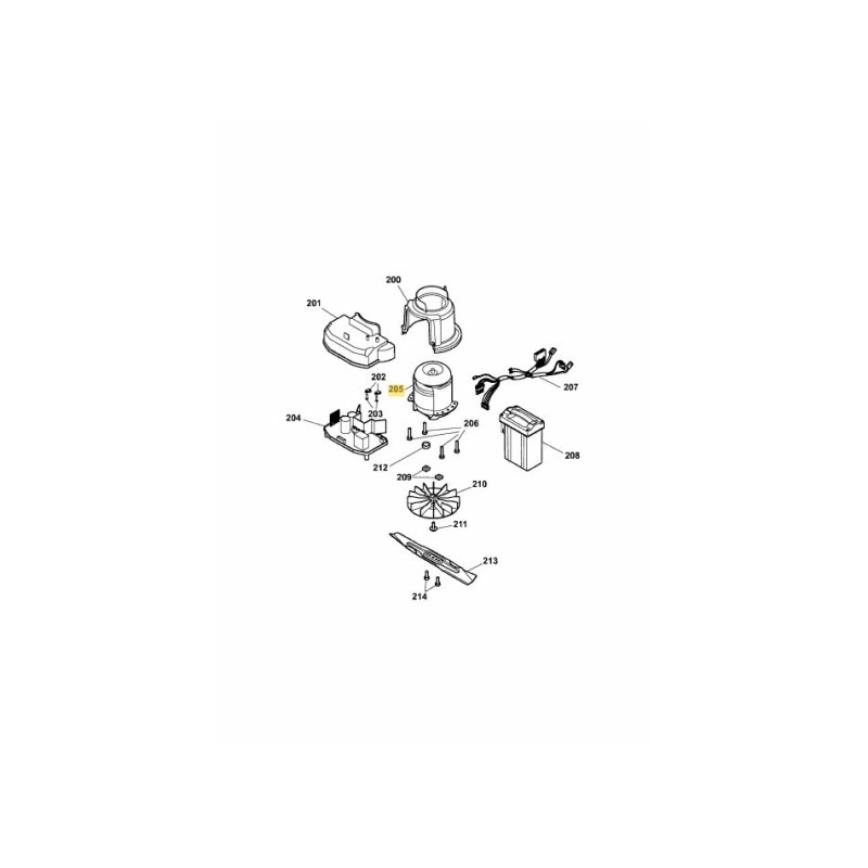 80V Drehstrommotor, Rasenmäher: 1139001 ORIGINAL MTD