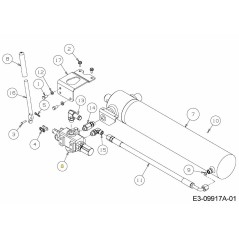 VALVE-LOG SPLITTER 718-04706 ORIGINAL MTD