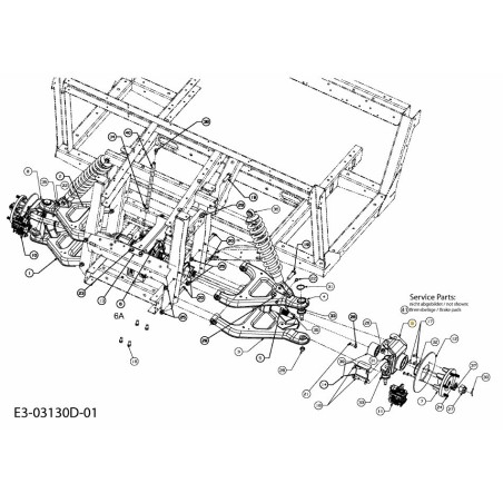 ALLOGGIO 619-04142B ORIGINALE MTD | Newgardenstore.eu