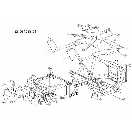 Bodenplatte 707-04563E-S Original MTD | Newgardenstore.eu