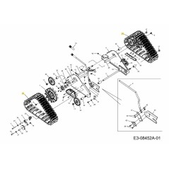 BINARIO 61MM X 22 PASSI 735-05029 ORIGINALE MTD | Newgardenstore.eu