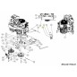 LEVA DELL'ACCELERATORE 725-07443 ORIGINALE MTD
