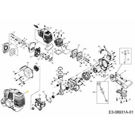 MOTORE COMPLETO. 092.63.560 ORIGINALE MTD | Newgardenstore.eu