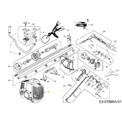 ENGINE CC743 CPL. 092.63.035 ORIGINAL MTD