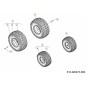 WHL COMPL 20.0x8.0 634-0104-637 ORIGINALE MTD