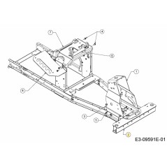 CATCHER FRAME 683-05401A-S ORIGINAL MTD