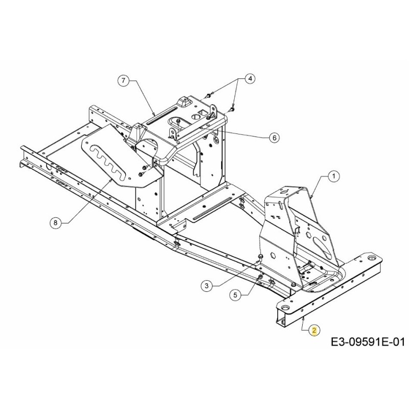 CATCHER FRAME 683-05401A-S ORIGINAL MTD