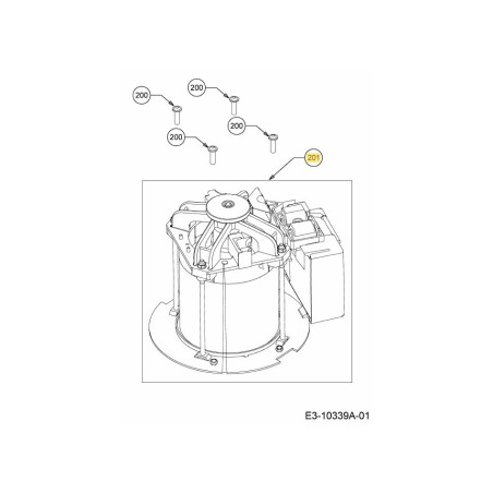 MOTOR ELÉCTRICO: 1200W: YAT: 40 PCB 624-04035A ORIGINAL MTD | Newgardenstore.eu